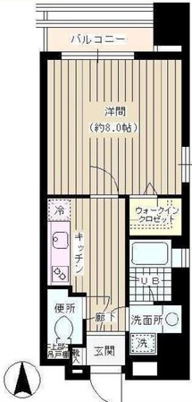 サンゼウス亀戸の物件間取画像